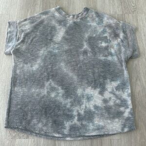 Hudson Gray Tie Dye Short Sleeve knit top women’s small Oversized casual